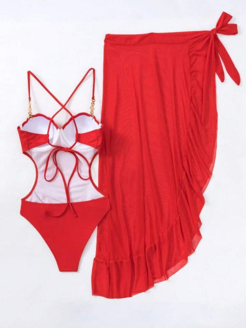 Costum de baie tip body 2 piese Sardegna
