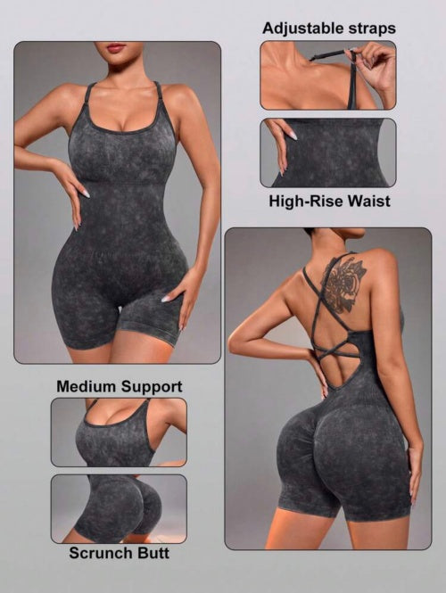 Salopeta modelatoare CutOut Yoga