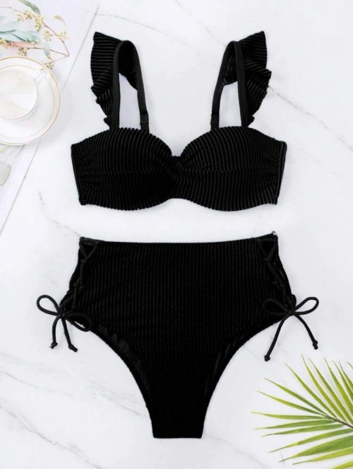 Costum de baie 2 piese Velur