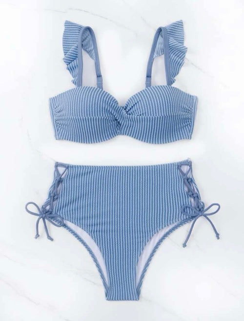 Costum de baie 2 piese Velur