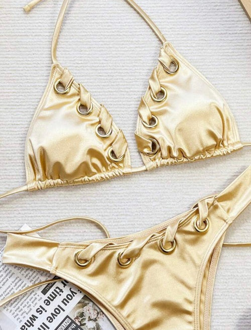 Costum de baie 2 piese Golden Gold