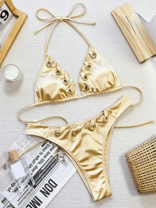 Costum de baie 2 piese Golden Gold