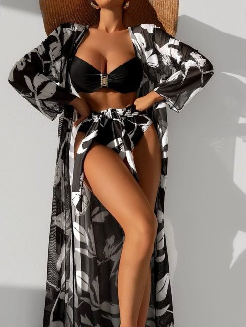Cardigan si costum de baie Serenity
