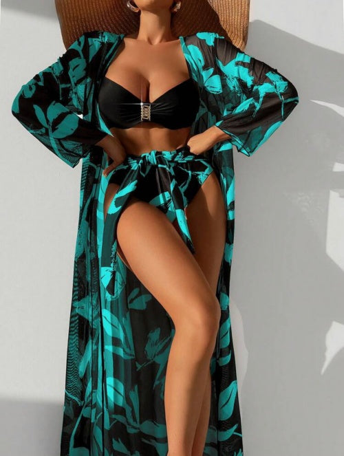 Cardigan si costum de baie Serenity