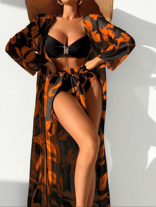 Cardigan si costum de baie Serenity