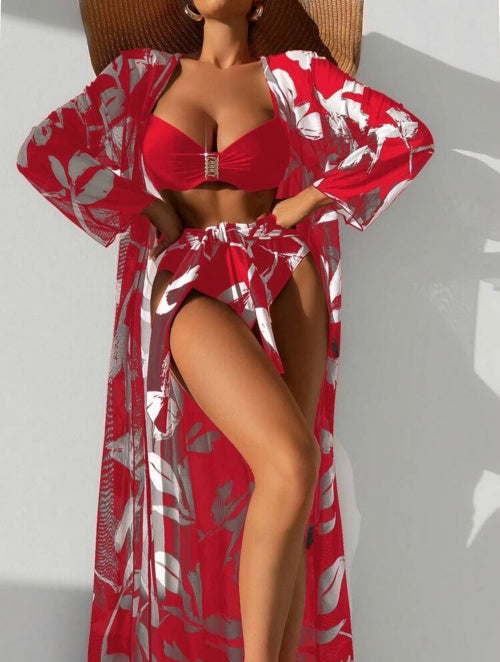 Cardigan si costum de baie Serenity