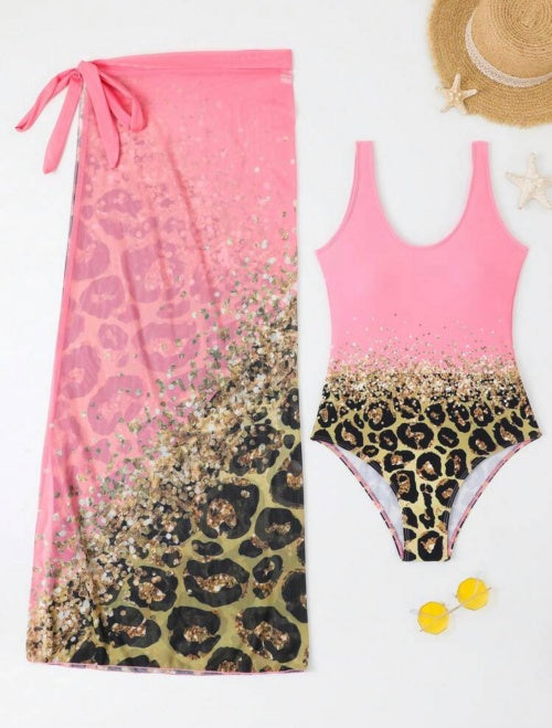 Set 2 piese costum de baie Luxura
