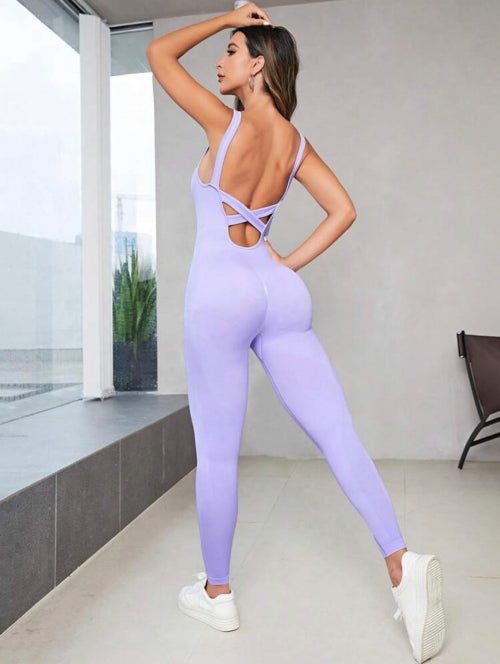 Salopetă modelatoare Fitness Pro, neagră, roz