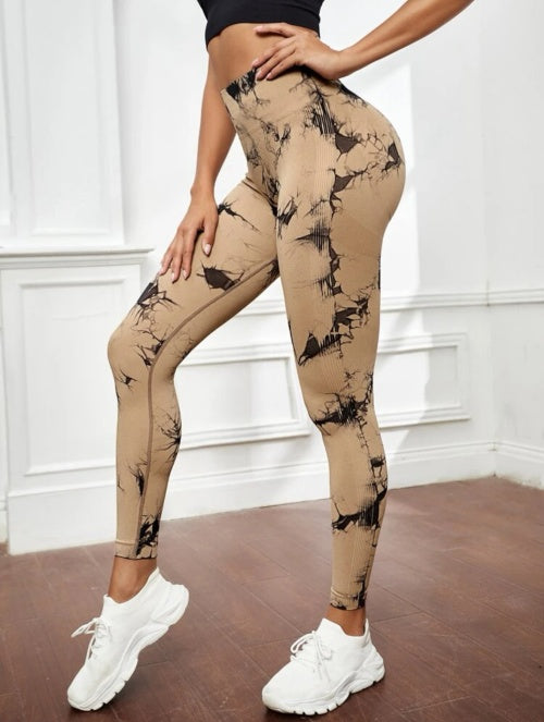 Colanți modelatori Marmo Coffee
