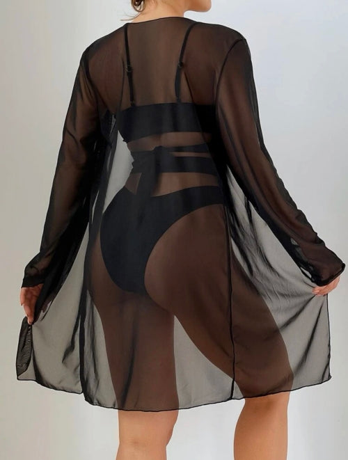 Costum de baie din 3 piese Blacky