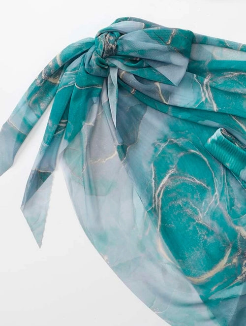 Costum de baie 3 piese Marble
