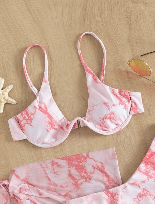 Costum de baie din 3 piese Lexura