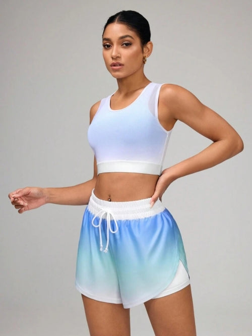 Compleu sport Ombre Blue/Green