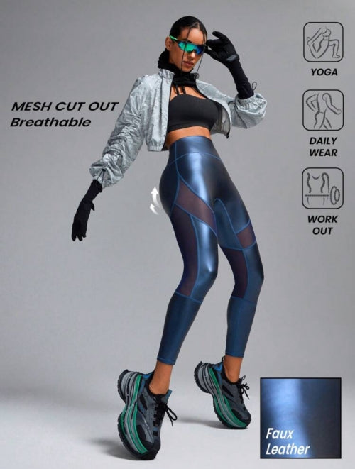 Colanti fitness Blue Leather