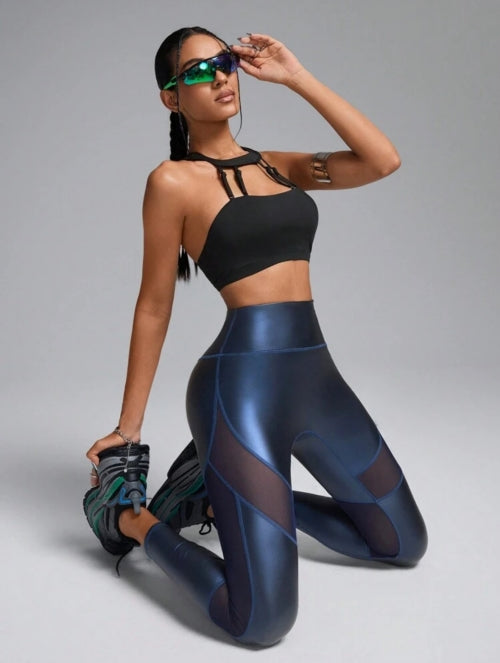 Colanti fitness Blue Leather