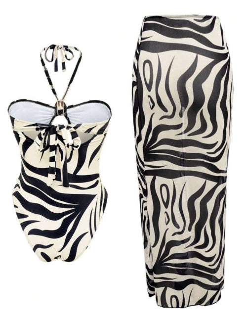 Costum de baie 2 piese Summer Zebra