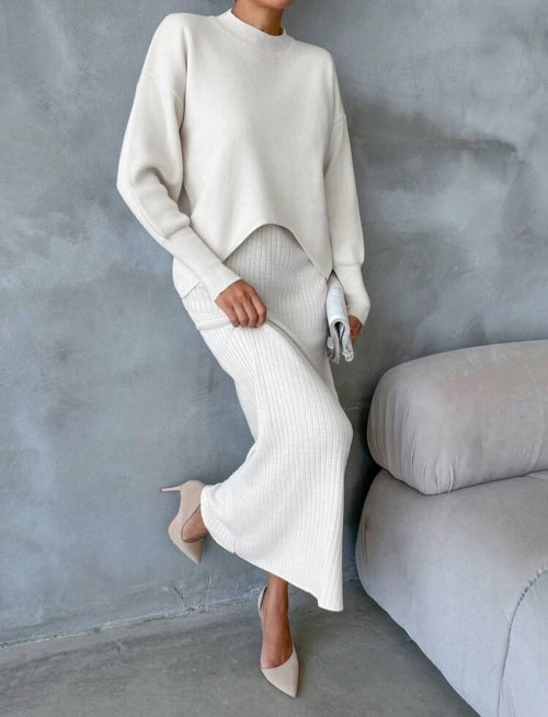 Set din doua piese rochie+bluza Cassy