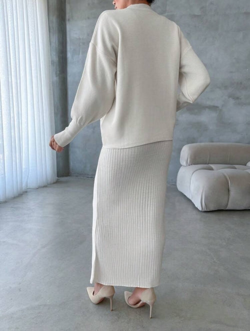 Set din doua piese rochie+bluza Cassy