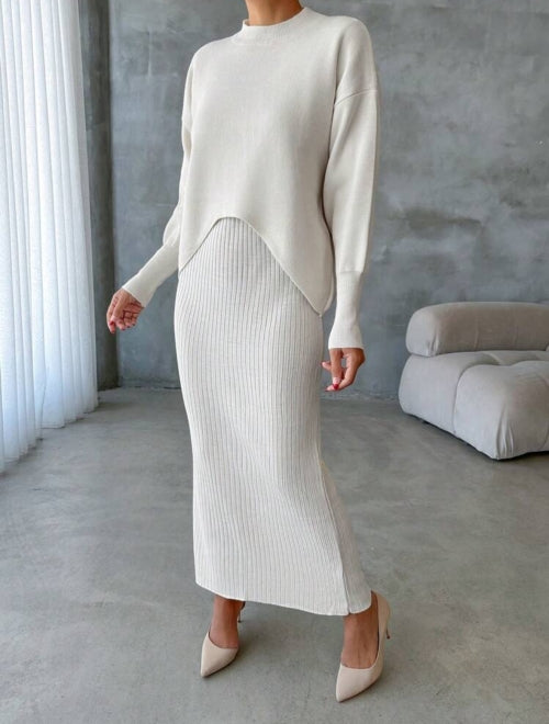 Set din doua piese rochie+bluza Cassy