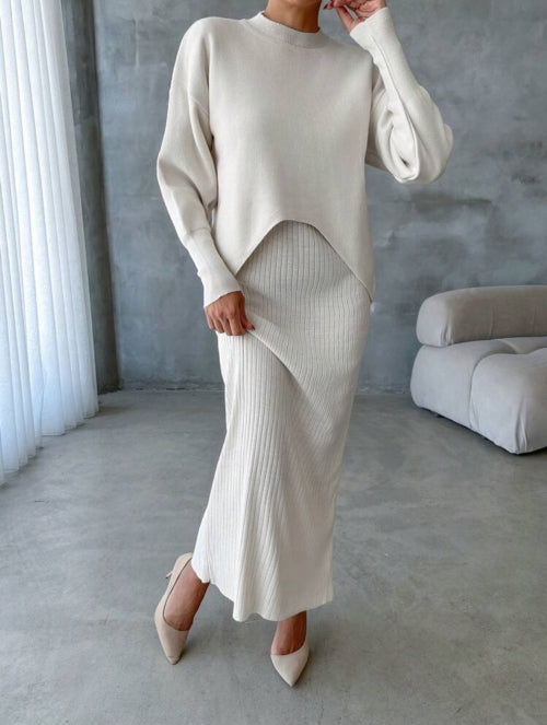 Set din doua piese rochie+bluza Cassy