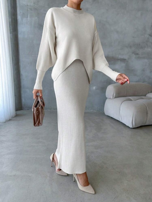 Set din doua piese rochie+bluza Cassy
