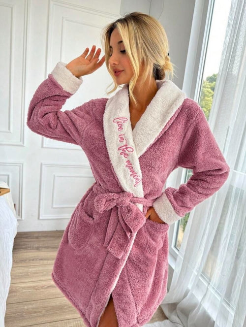 Halat pufos Love Robe