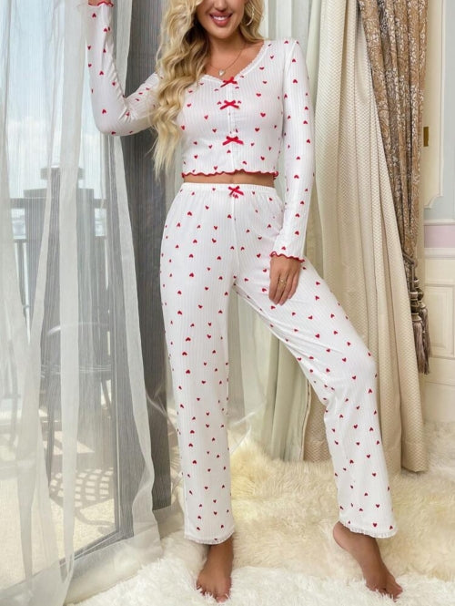 Pijama 2 piese Little Hearts