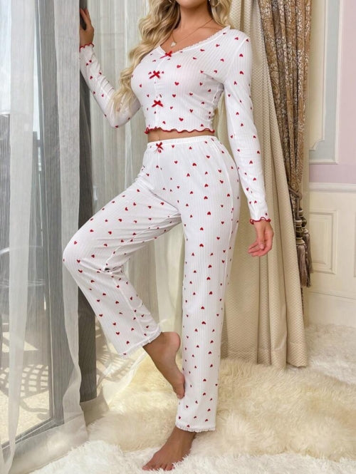 Pijama 2 piese Little Hearts