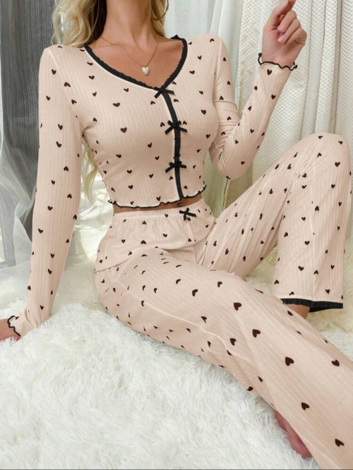 Pijama 2 piese Little Hearts