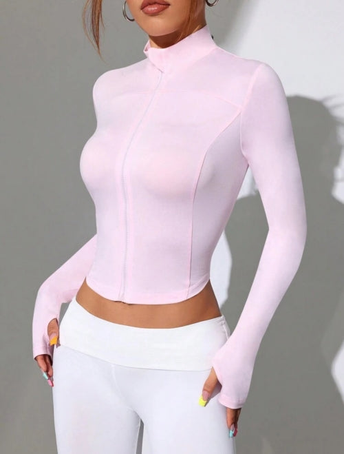Bluza modelatoare cu fermoar Jacket