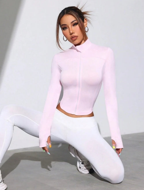 Bluza modelatoare cu fermoar Jacket