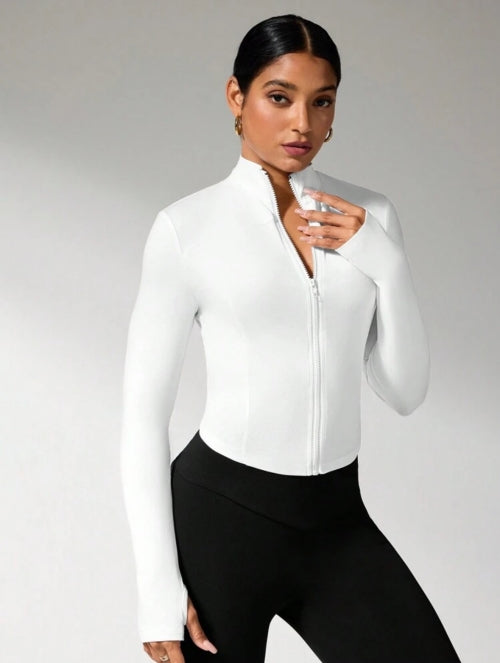 Bluza modelatoare cu fermoar Jacket
