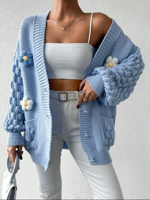 Bluza cu nasturi Flower