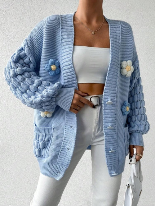 Bluza cu nasturi Flower