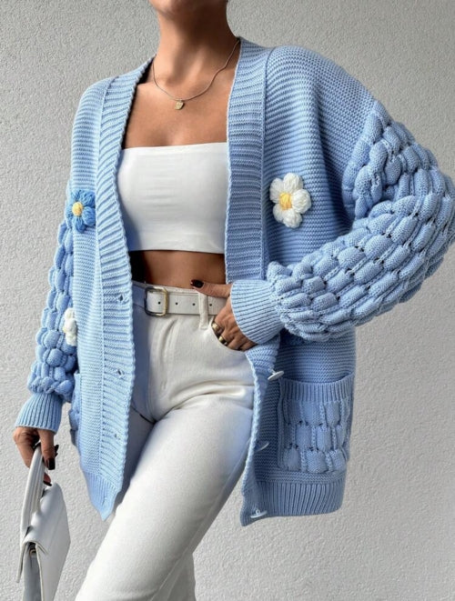 Bluza cu nasturi Flower