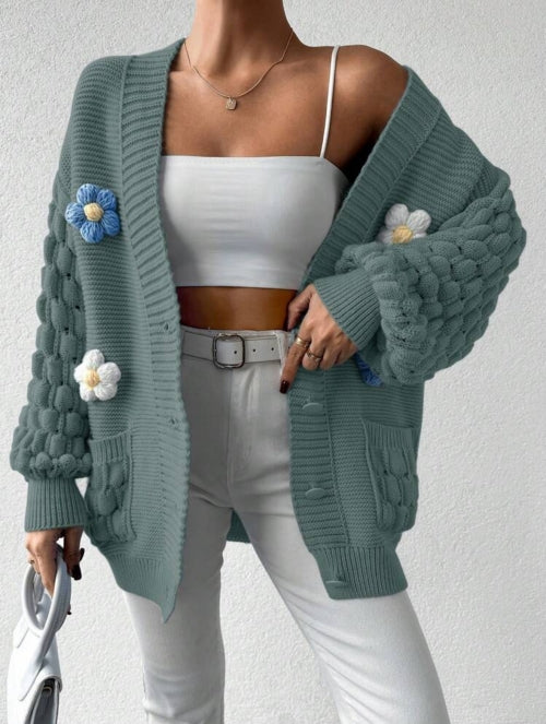 Bluza cu nasturi Flower