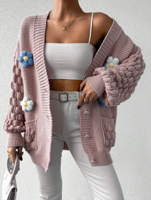Bluza cu nasturi Flower