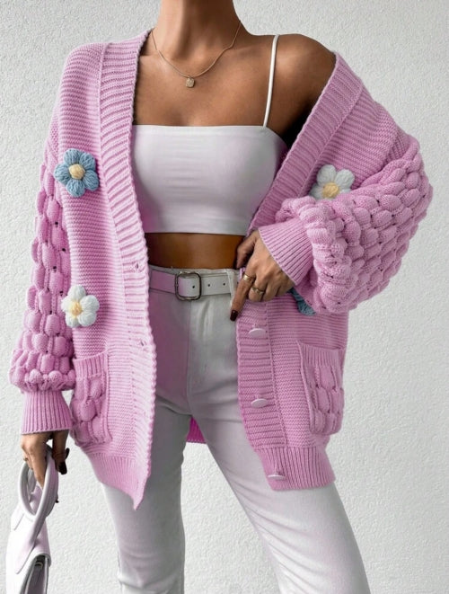 Bluza cu nasturi Flower
