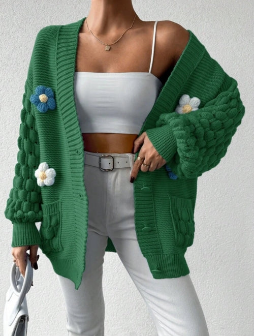 Bluza cu nasturi Flower