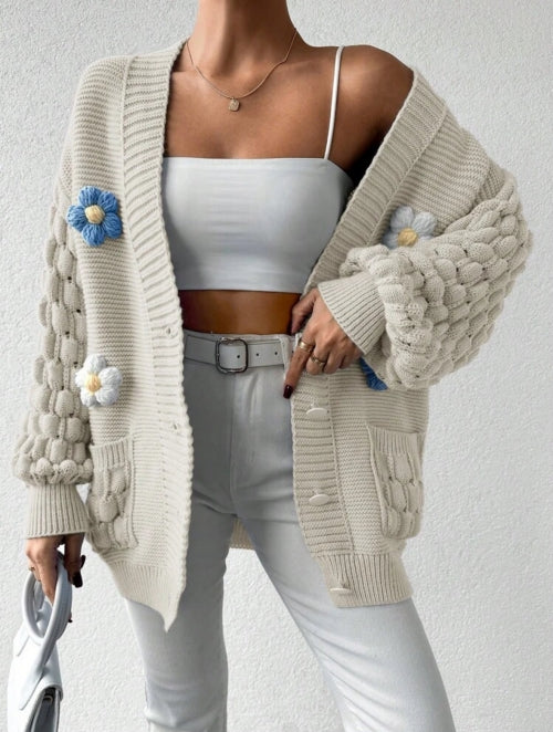 Bluza cu nasturi Flower