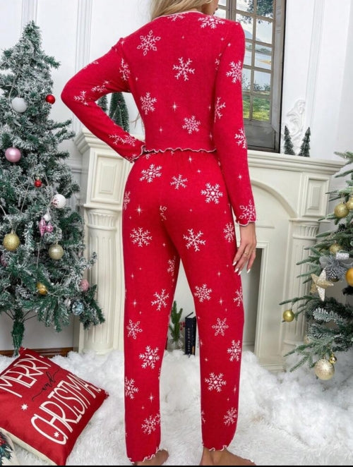 Pijama pufoasa din 2 piese Snow