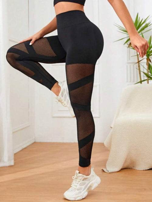 Colanti modelatori Mesh, negru