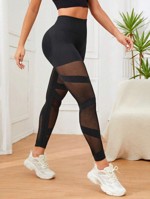 Colanti modelatori Mesh, negru