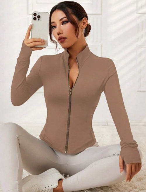 Bluza sport cu fermoar Cleo