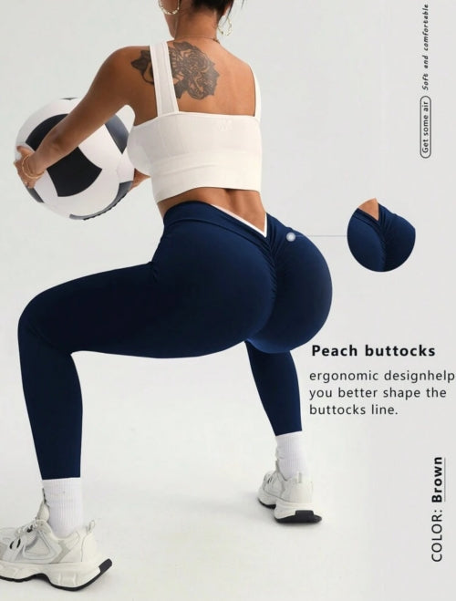 Colanți cu efect Push-Up Yoga
