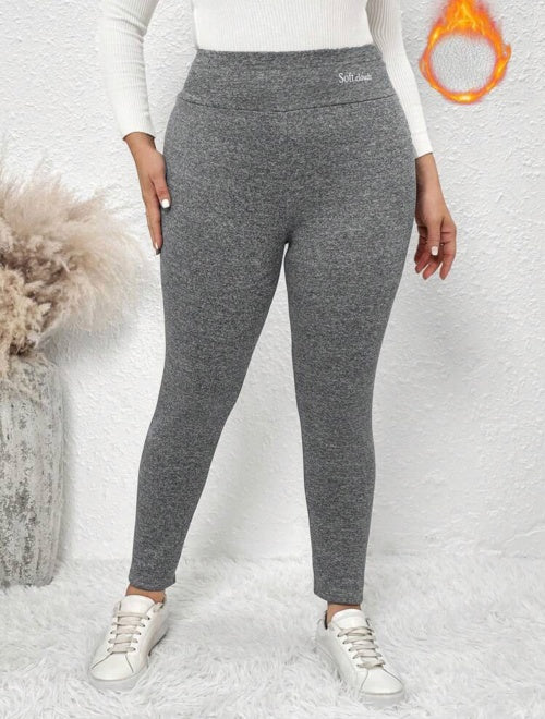 Colanți termo imblaniti ciorapi cu căptușeală Plus Size