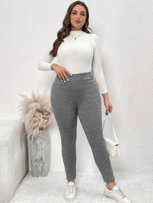 Colanți termo imblaniti ciorapi cu căptușeală Plus Size