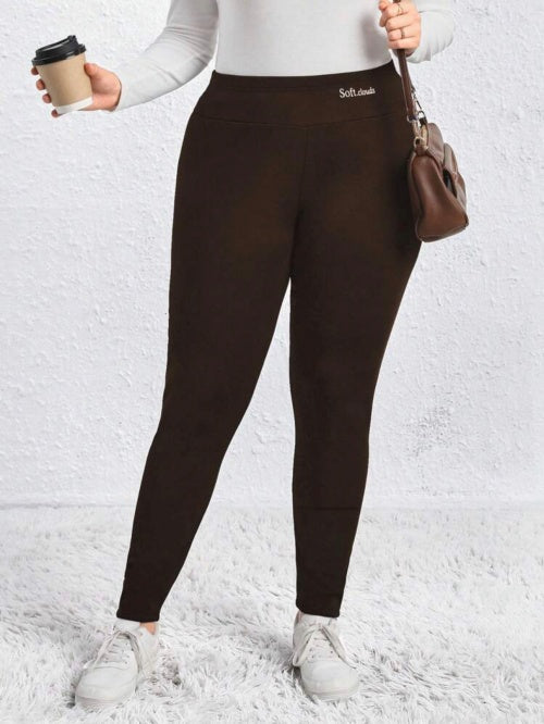 Colanți termo imblaniti ciorapi cu căptușeală Plus Size
