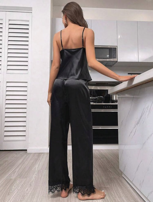 Pijama doua piese din satin Gloria