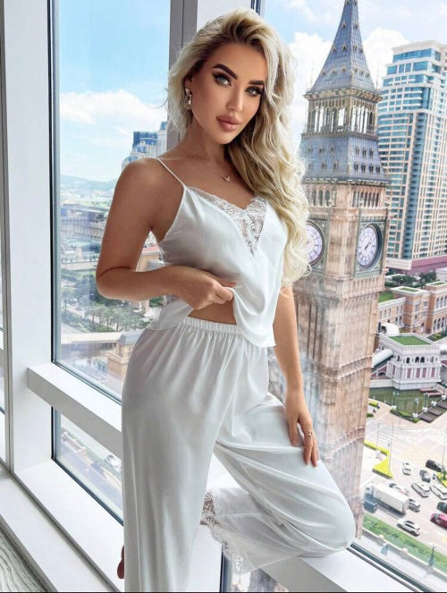 Pijama doua piese din satin Gloria